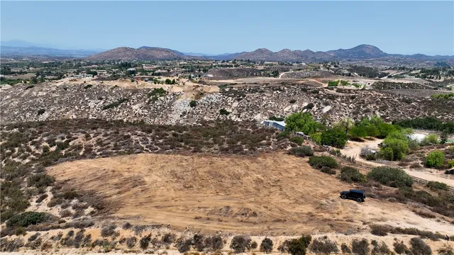 a view of city and mountain