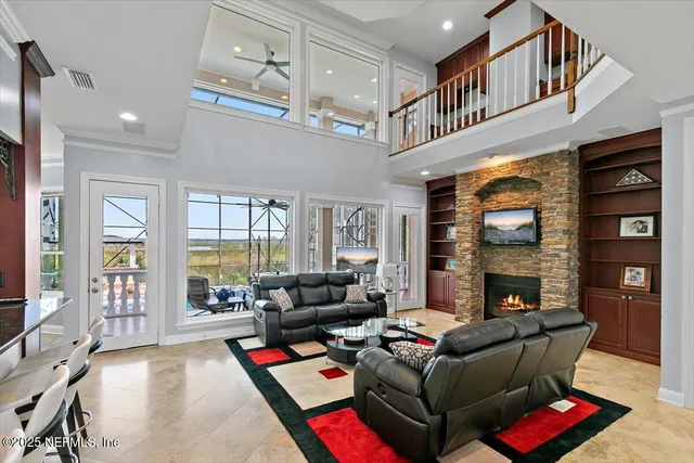 a view of an entryway door