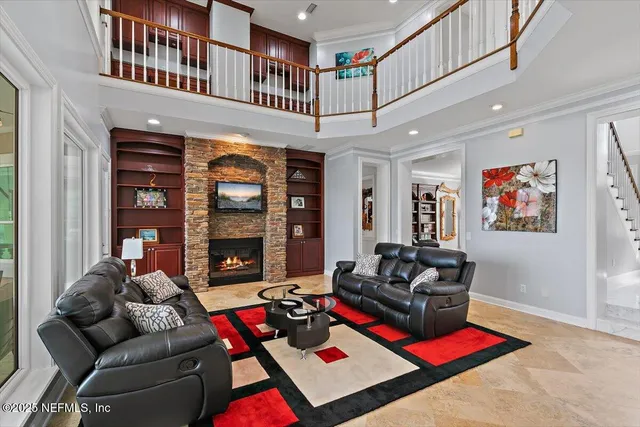 an empty room with closet