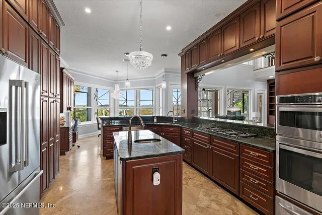 a view of swimming pool with outdoor seating