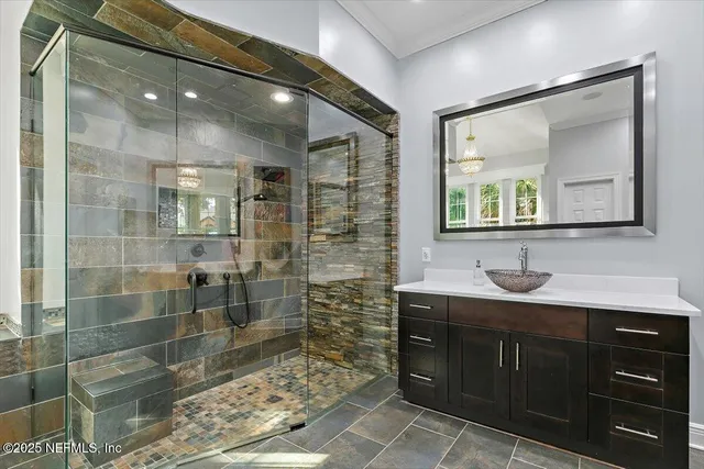 a view of swimming pool with outdoor seating