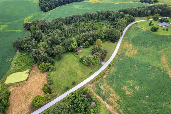 a view of a lake from a balcony