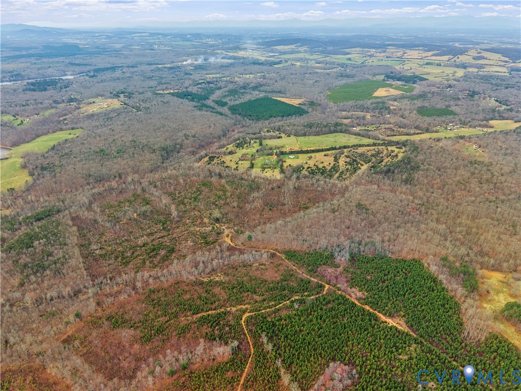 80.70-acres Kendall Road Orange, VA 22960 - Photo 15 of 21 Expansive aerial view showcasing diverse terrain,