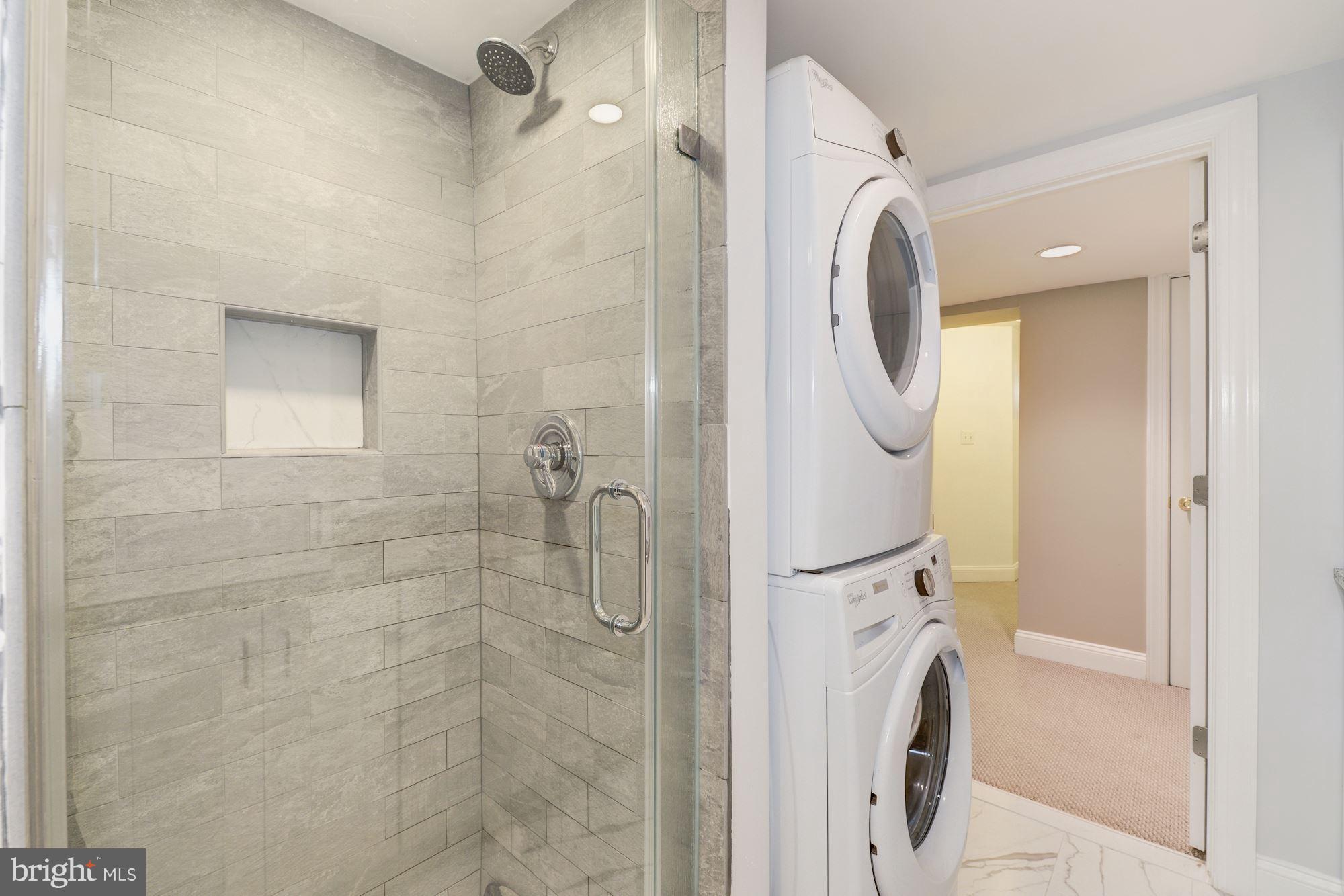 1631 D Street Northeast Washington, DC 20002 - Photo 16 of 27 Walk-in Shower/ Laundry