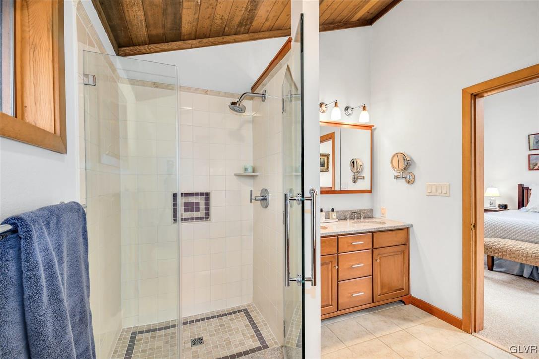 290 Steely Hill Road Riegelsville, PA 18077 - Photo 24 of 33 a en suite bathroom with a shower