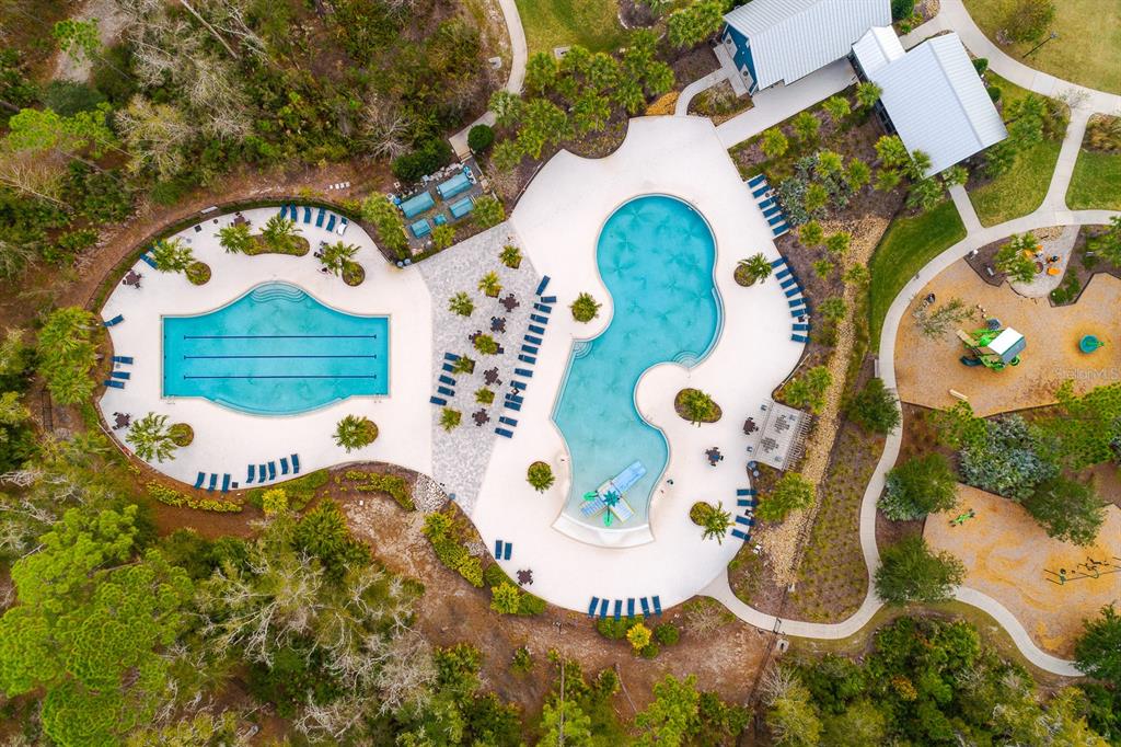 17880 Moon Rise Pass Land O Lakes, FL 34638 - Photo 39 of 43 an aerial view of a swimming pool