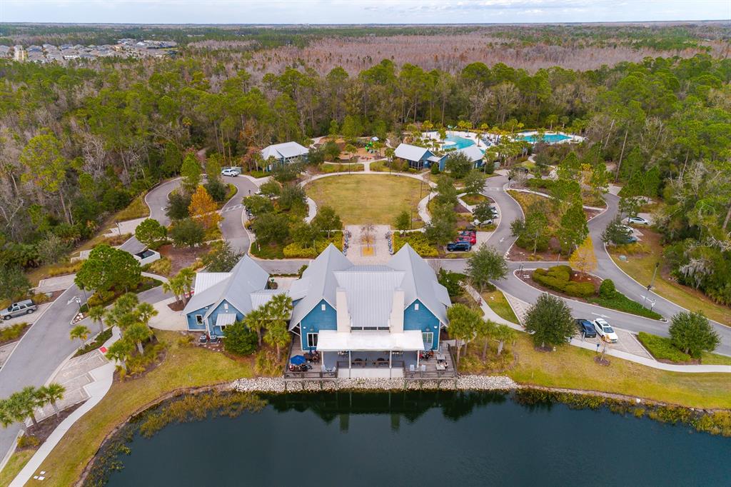 17880 Moon Rise Pass Land O Lakes, FL 34638 - Photo 43 of 43 an aerial view of residential houses with outdoor space and swimming pool