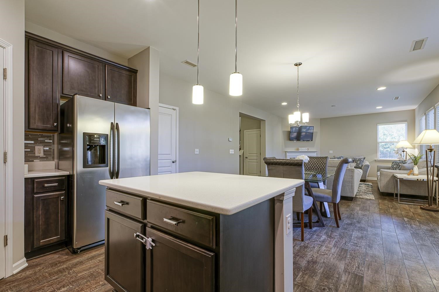 5705 Spring Glen Lane Raleigh, NC 27616 - Photo 21 of 39 Kitchen opens to Dinette and Living Room