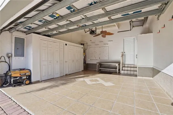 a view of car garage