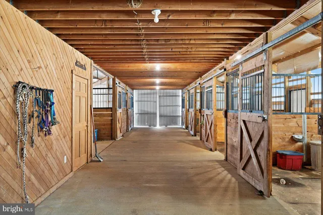 a view of a swimming pool and an outdoor space