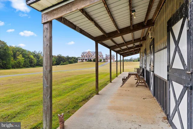 a view of an ocean from a balcony
