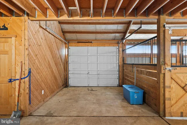 a view of a swimming pool and an outdoor space