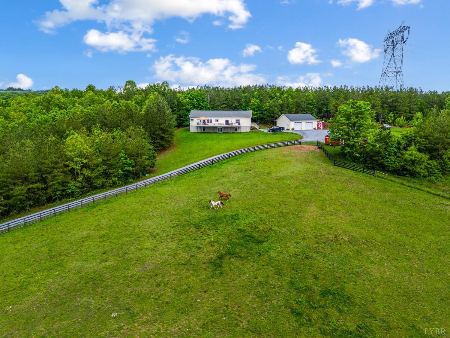 491 Pacoman Road Evington, VA 24550 - Photo 74 of 77 a view of a garden from a building