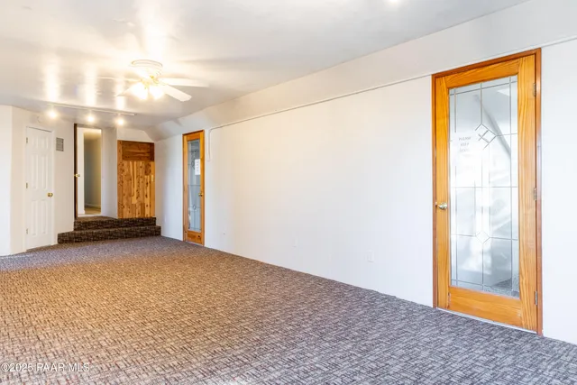 a view of an front door