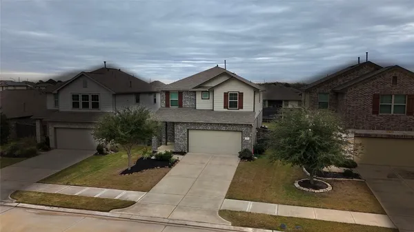 a front view of a house with porch