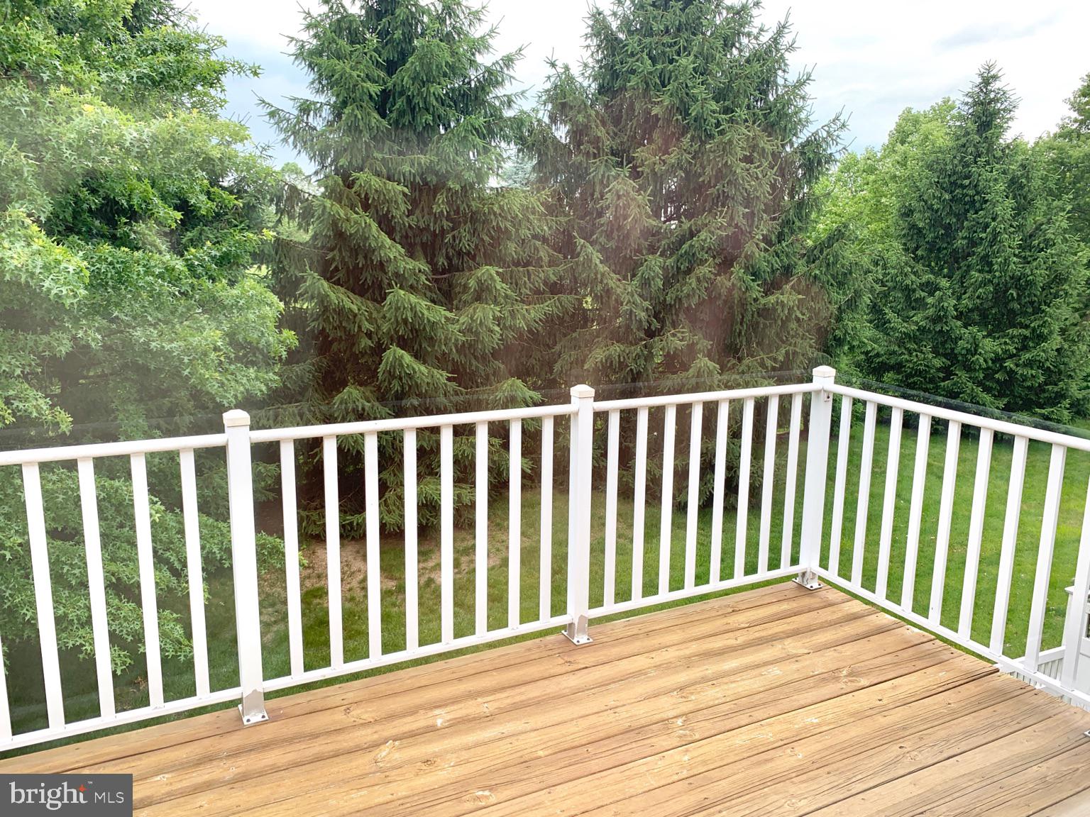 128 Coburn Road Pennington, NJ 08534 - Photo 20 of 39 Balcony off of the Master Bedr- refinished floor