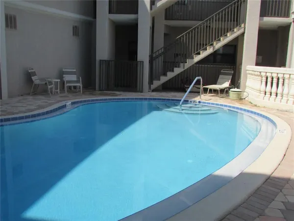 a view of a swimming pool