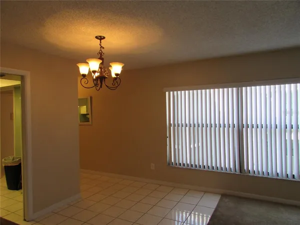 a view of a livingroom with a chandelier