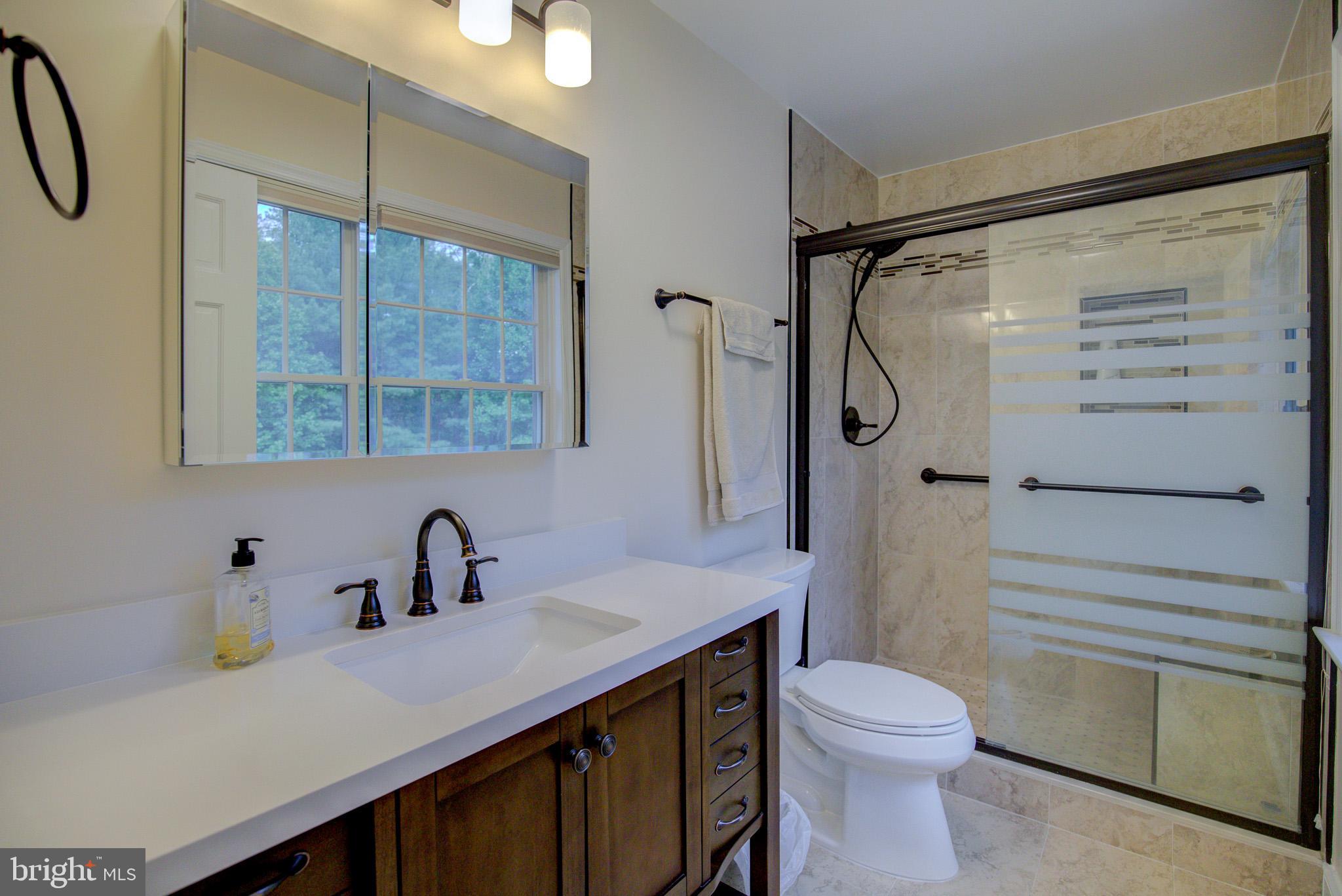 813 Blacks Hill Road Great Falls, VA 22066 - Photo 49 of 92 Renovated Guest Full Bath
