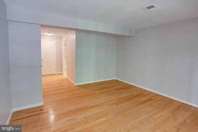 a backyard of a house with green space