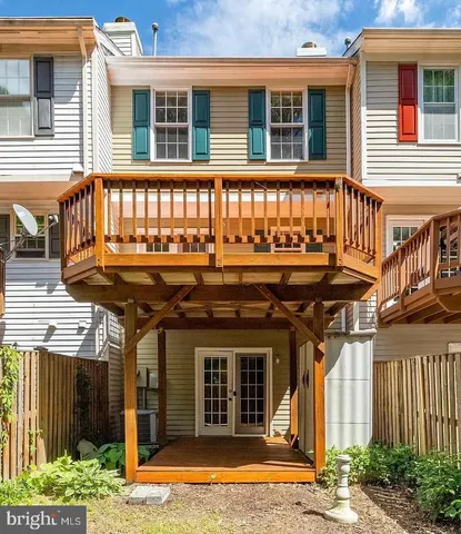 a garden view with tall trees
