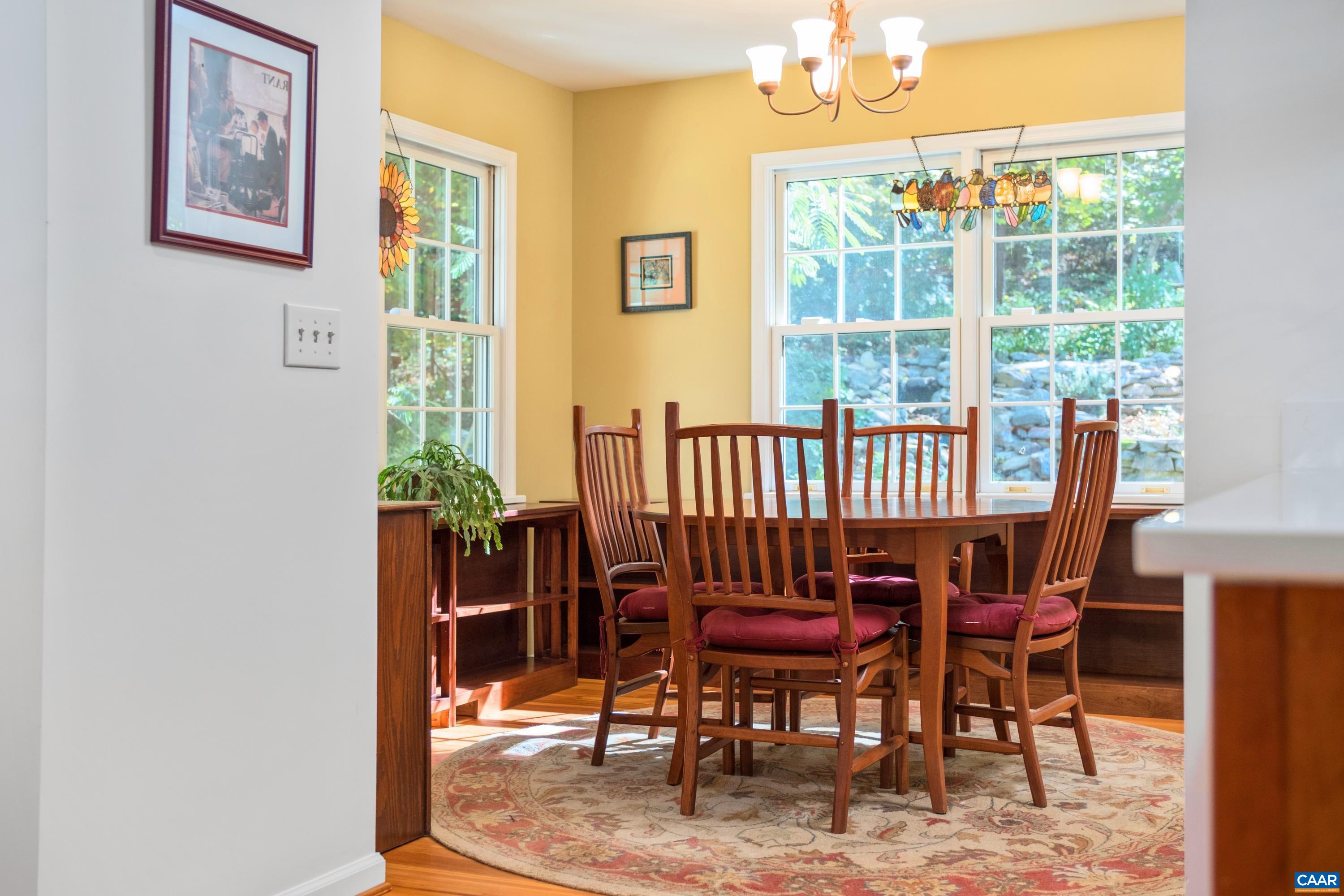 4375 Taylor Creek Road Afton, VA 22920 - Photo 32 of 75 a view of a dining room with furniture window and outside view