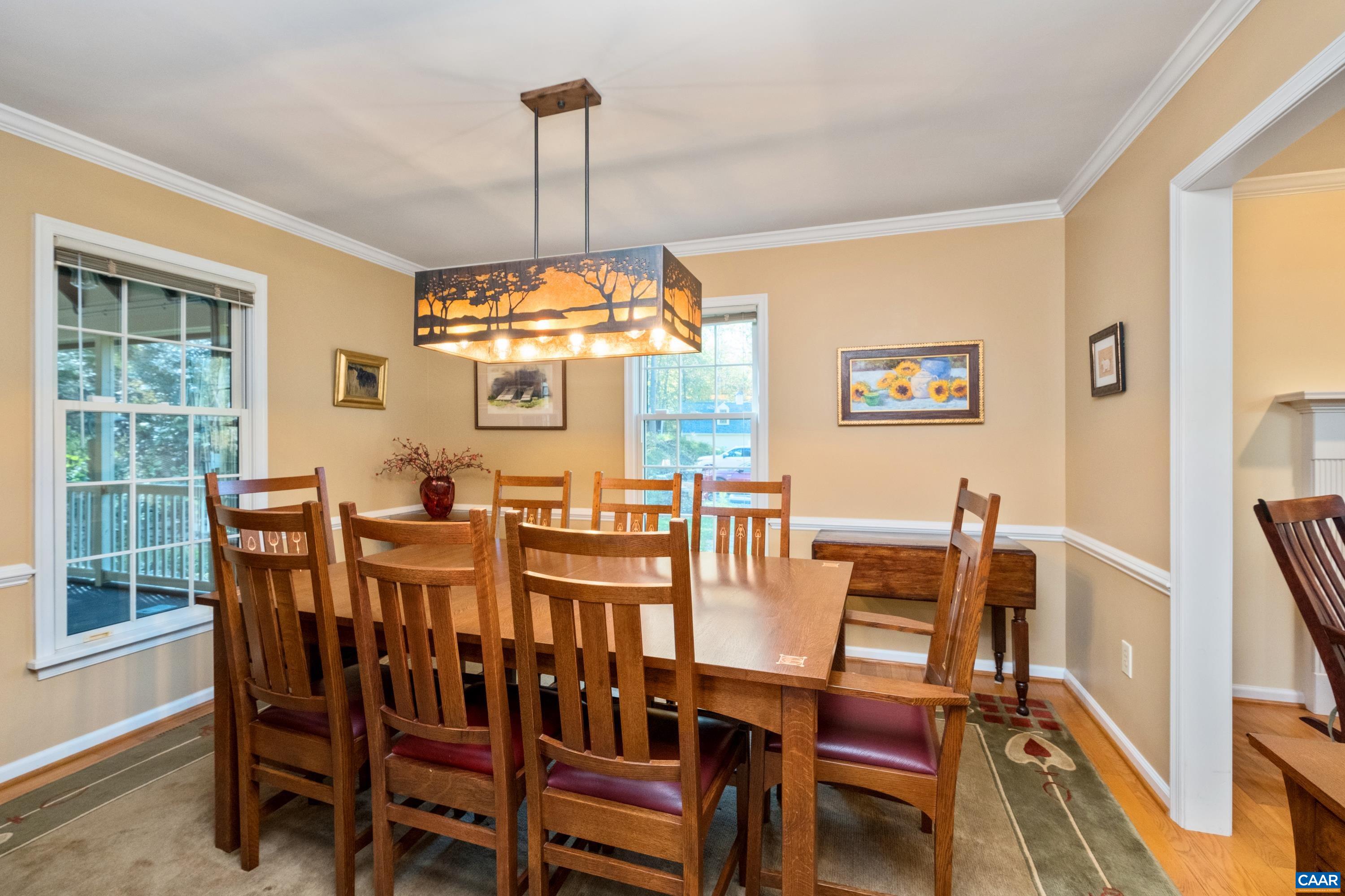 4375 Taylor Creek Road Afton, VA 22920 - Photo 33 of 75 a view of a dining room with furniture window and wooden floor