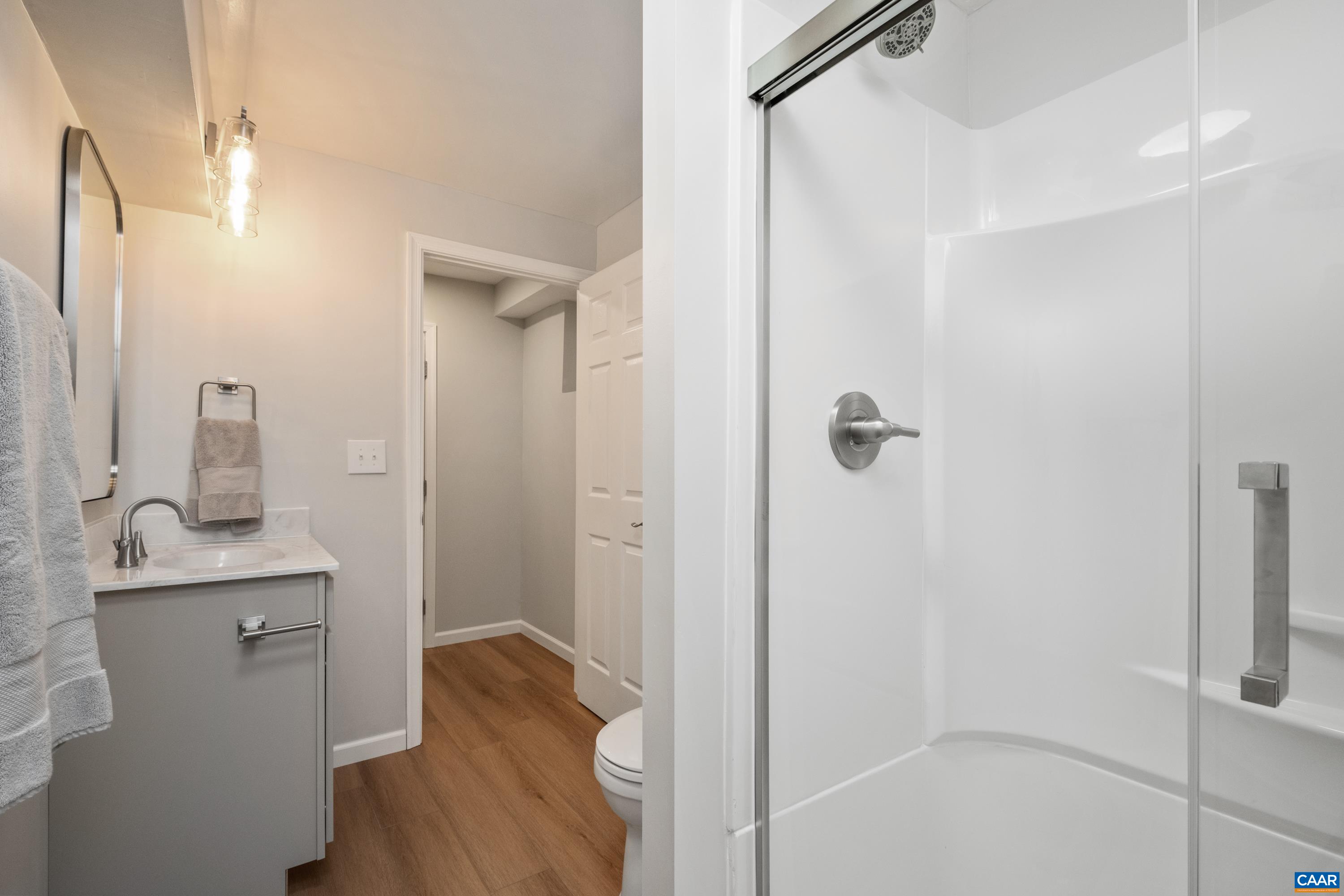 4375 Taylor Creek Road Afton, VA 22920 - Photo 55 of 75 a bathroom with a sink and a mirror