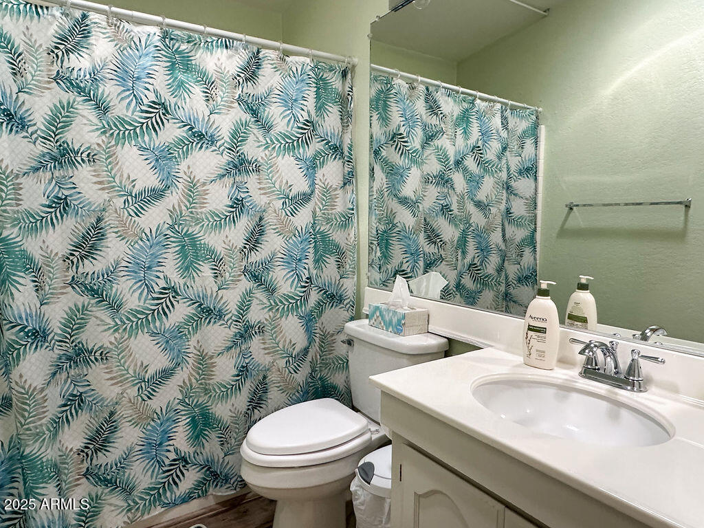 2054 North Thornton Road, Unit 140 Casa Grande, AZ 85122 - Photo 12 of 16 a bathroom with a sink and a toilet