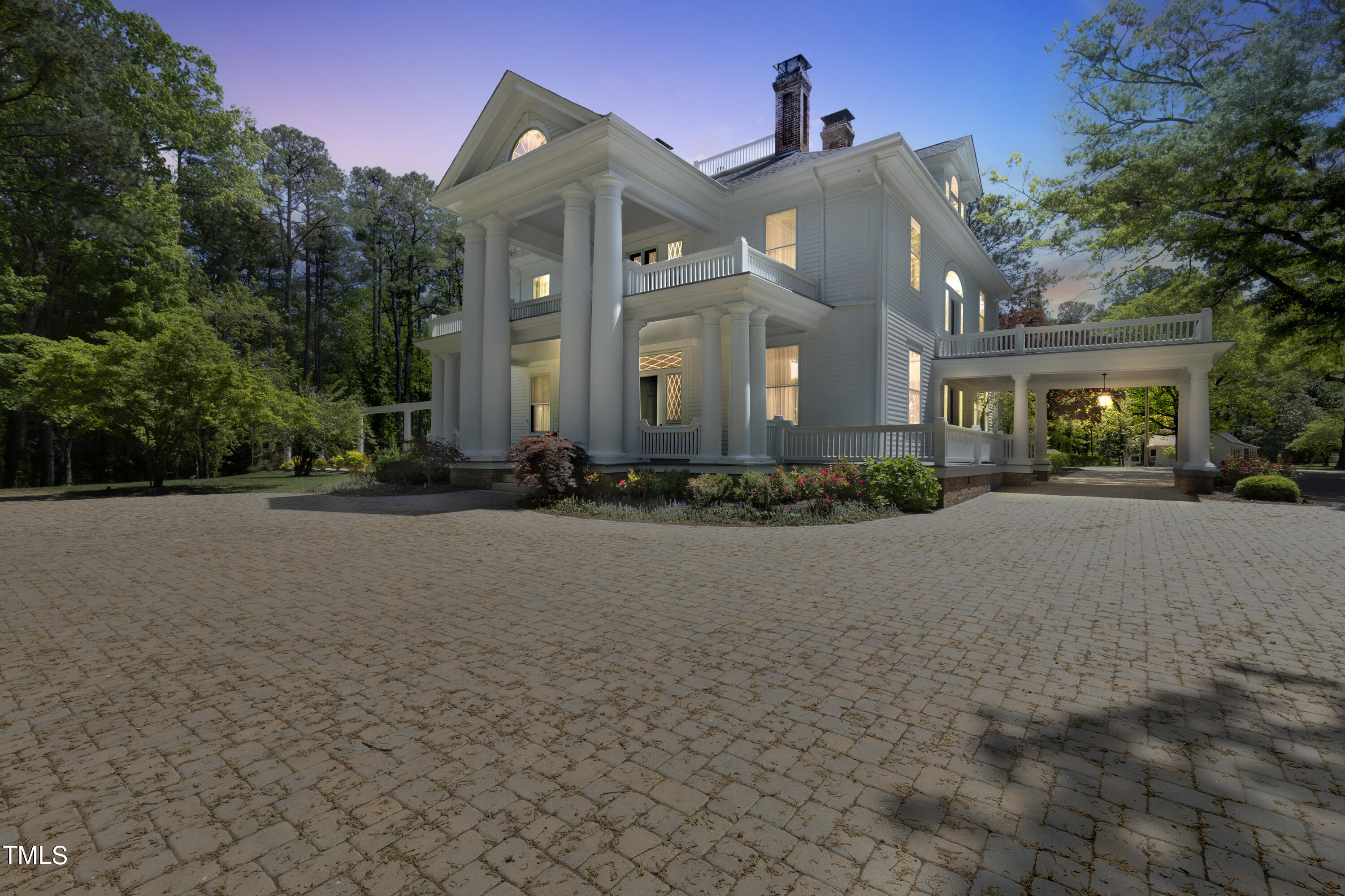 6321 Johnson Pond Road Fuquay-Varina, NC 27526 - Photo 5 of 50 a front view of a house with a street