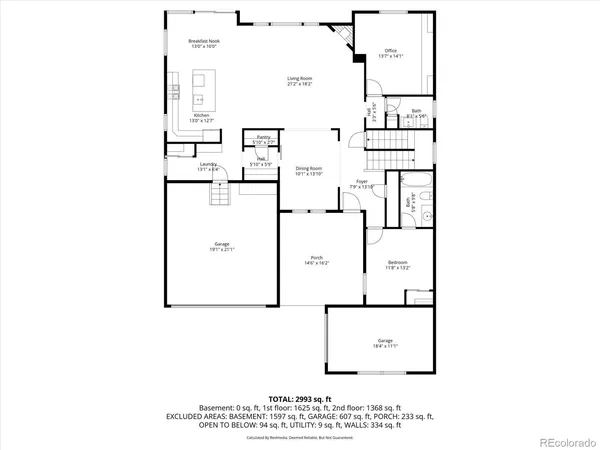 $865,930 | 2758 Red Hawk Ridge Drive, Castle Rock, CO 80109