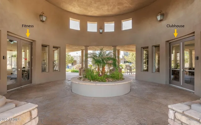 a view of an entryway of a house