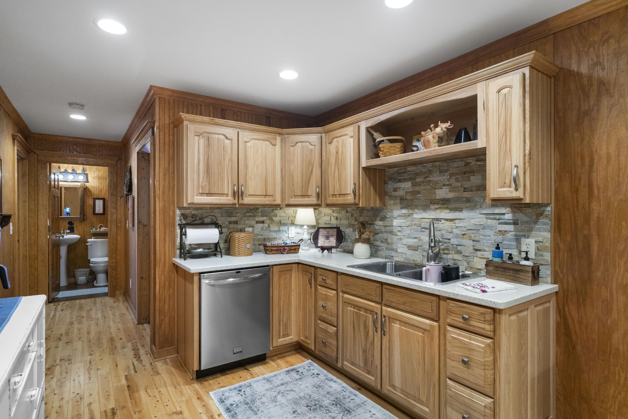29 Roger Monk Road Petersburg, TN 37144 - Photo 36 of 94 a kitchen with stainless steel appliances granite countertop a sink and cabinets
