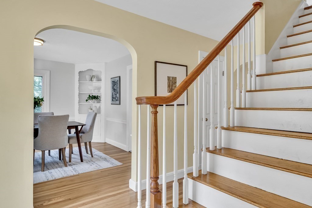 31 Park Drive Newton, MA 02461 - Photo 9 of 31 a view of entryway and hall with wooden floor