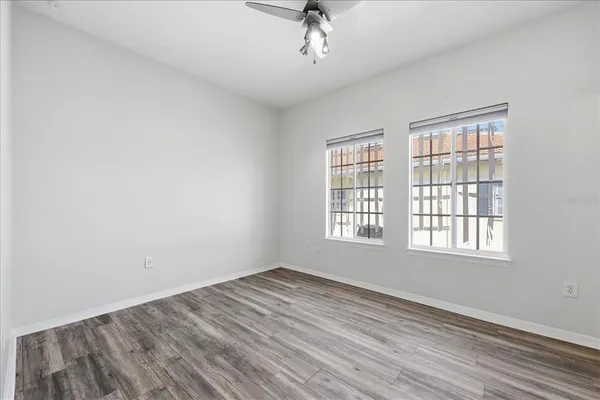 wooden floor in an empty room
