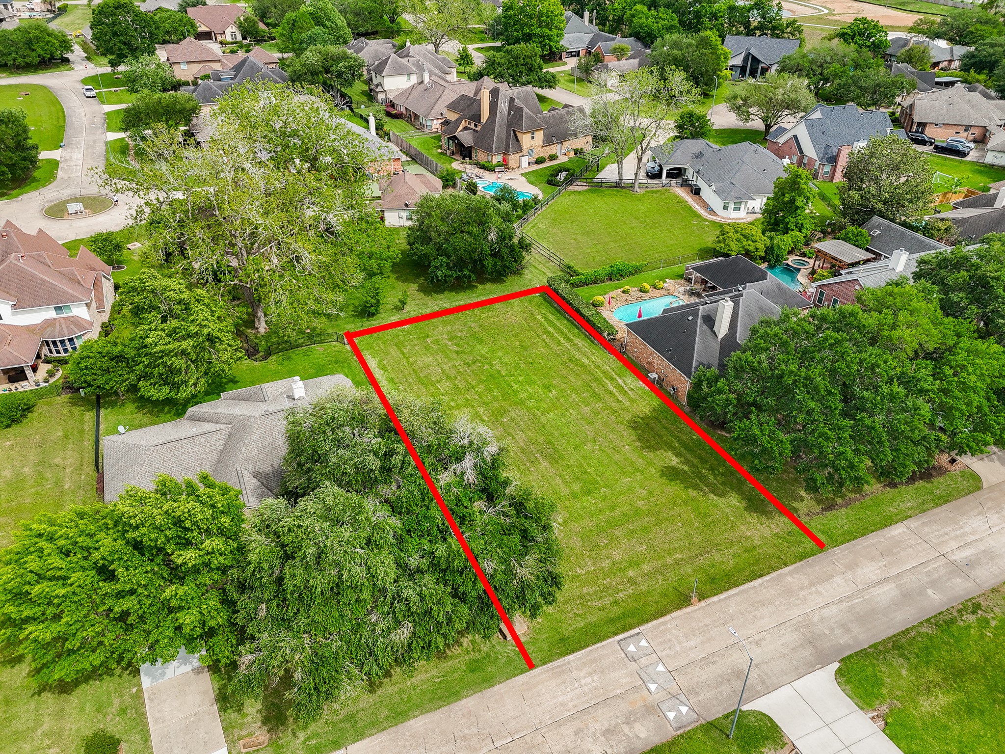 4314 Wickby Street Fulshear, TX 77441 - Photo 3 of 22 Aerial of Lot