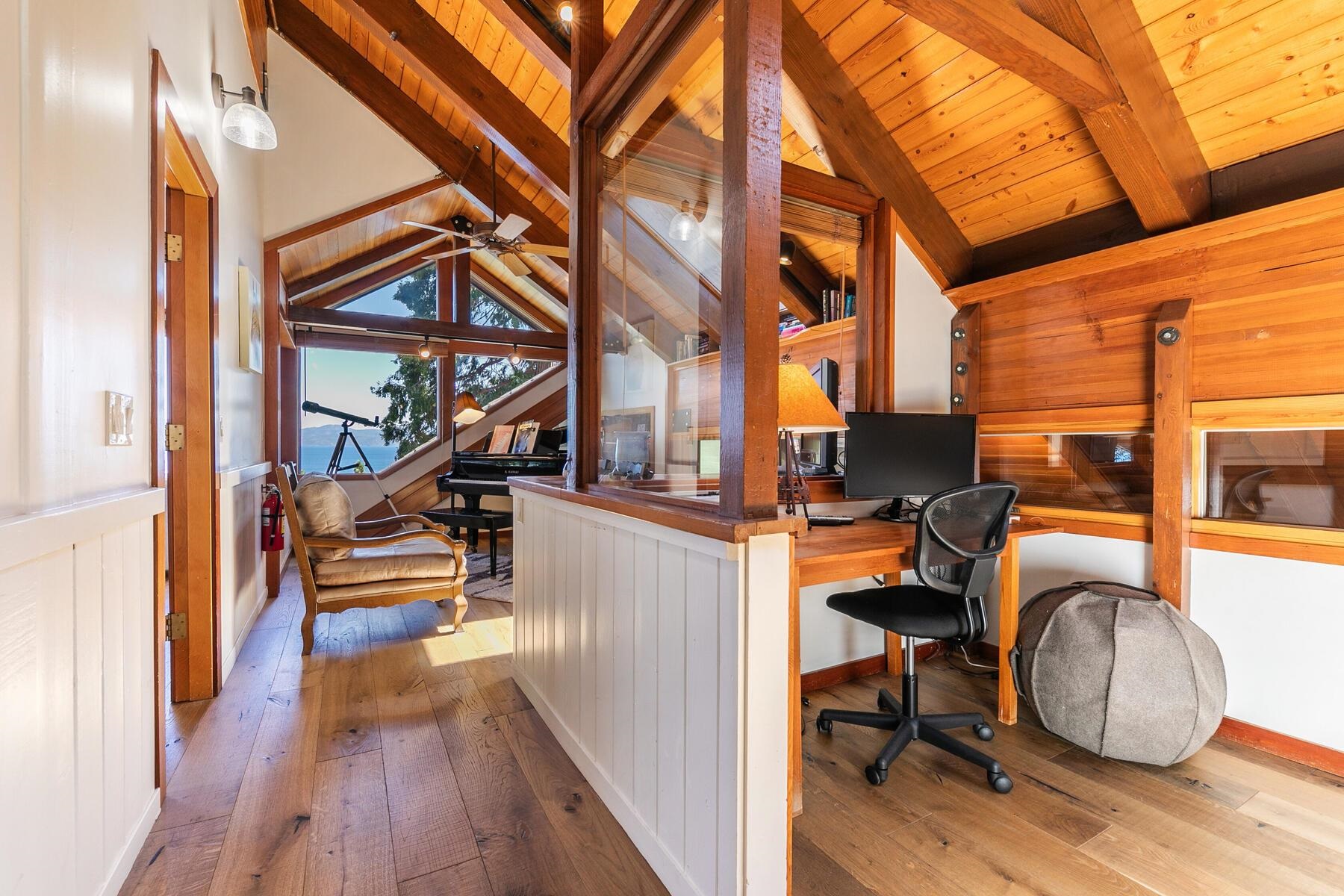 488 Old County Road Carnelian Bay, CA 96140 - Photo 15 of 21 a view of balcony with furniture and wooden floor
