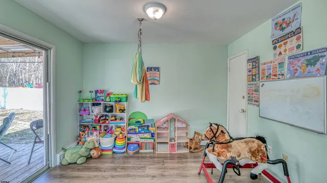 a play room with toys