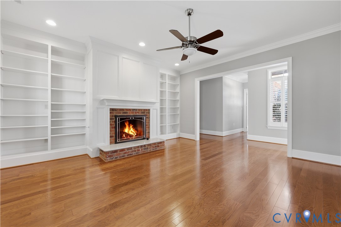 453 Bel Bridge Circle Midlothian, VA 23113 - Photo 24 of 39 Inviting Family Room with beautiful fireplace and