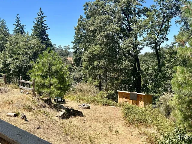 a view of city from a balcony