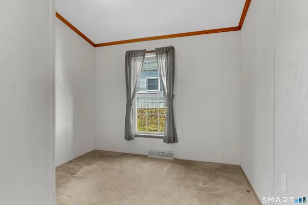 a view of a hallway with a elevator