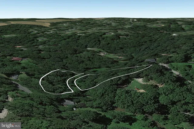 a aerial view of a house