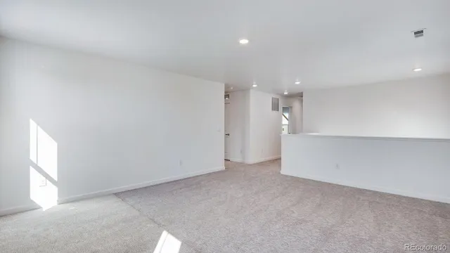 a view of an empty room