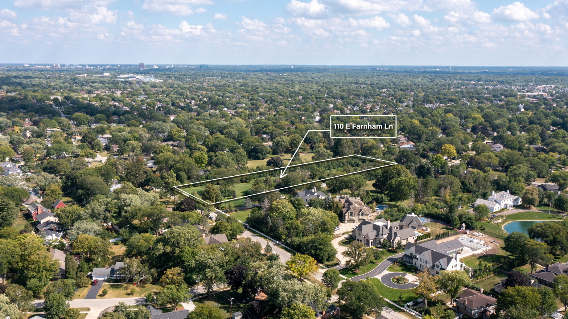 110 East Farnham Lane Wheaton, IL 60189 - Photo 1 of 17 an aerial view of multiple house