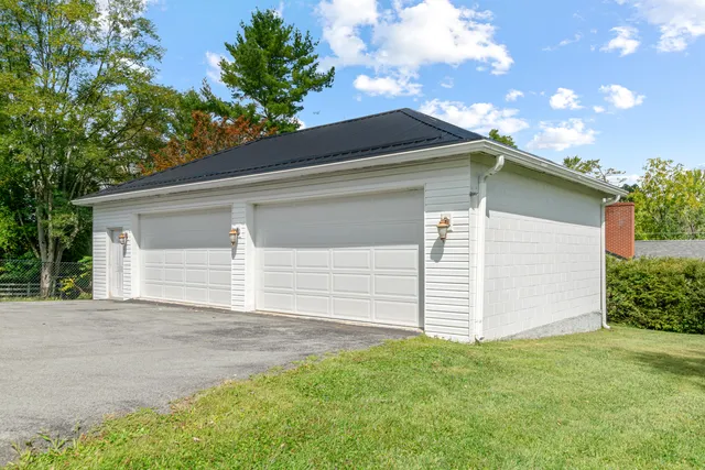 a view of a house with a balcony