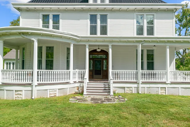 a view of front door of house