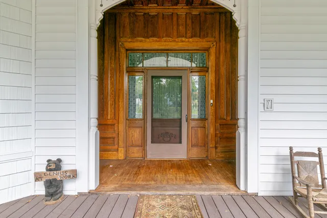 a front view of a house with outdoor