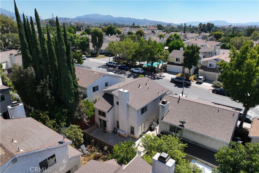 12331 Carl Street Pacoima, CA 91331 - Photo 27 of 28 an aerial view of a house with a yard
