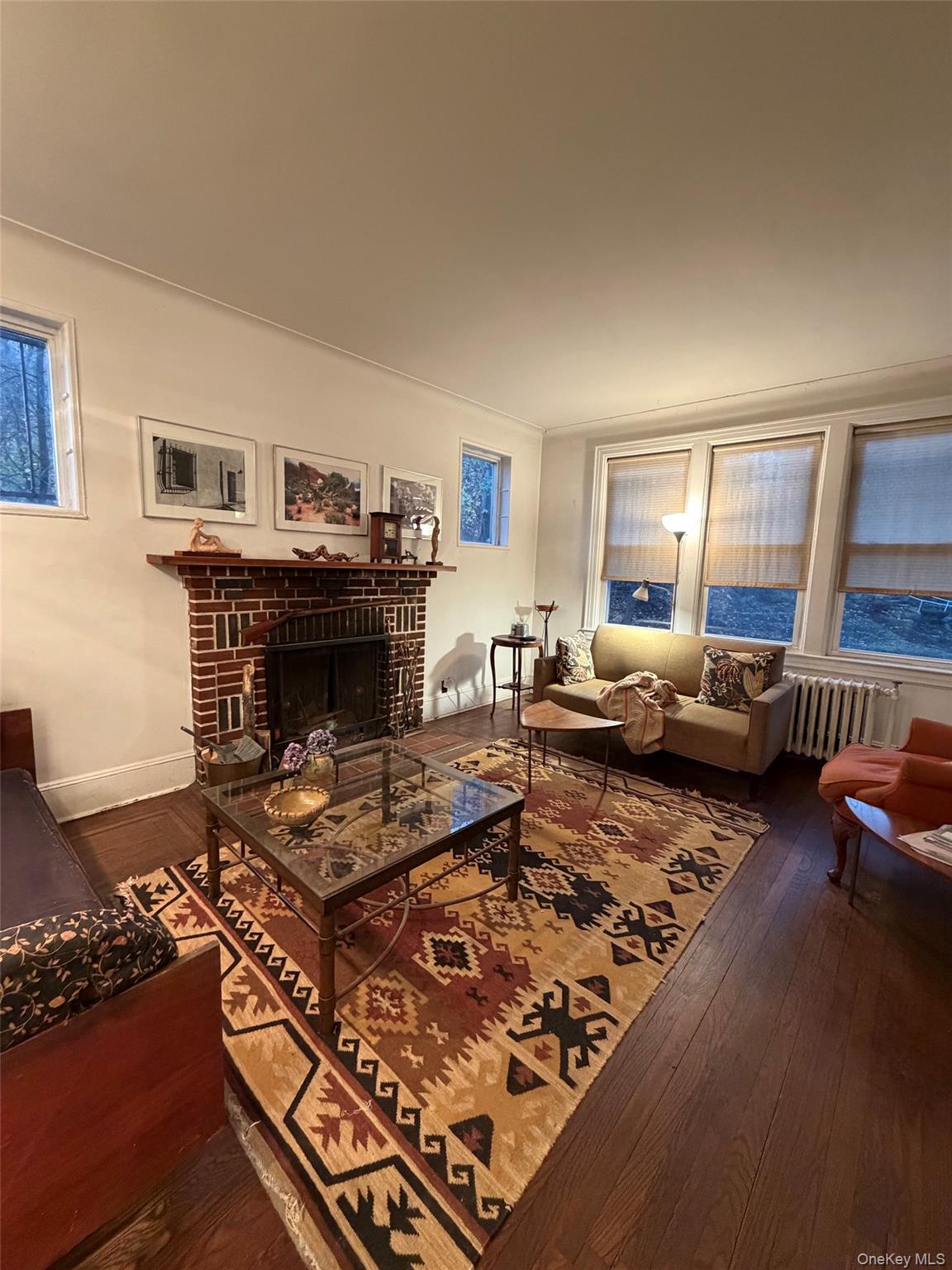 6004 Netherland Avenue Bronx, NY 10471 - Photo 11 of 30 a living room with furniture and a fireplace