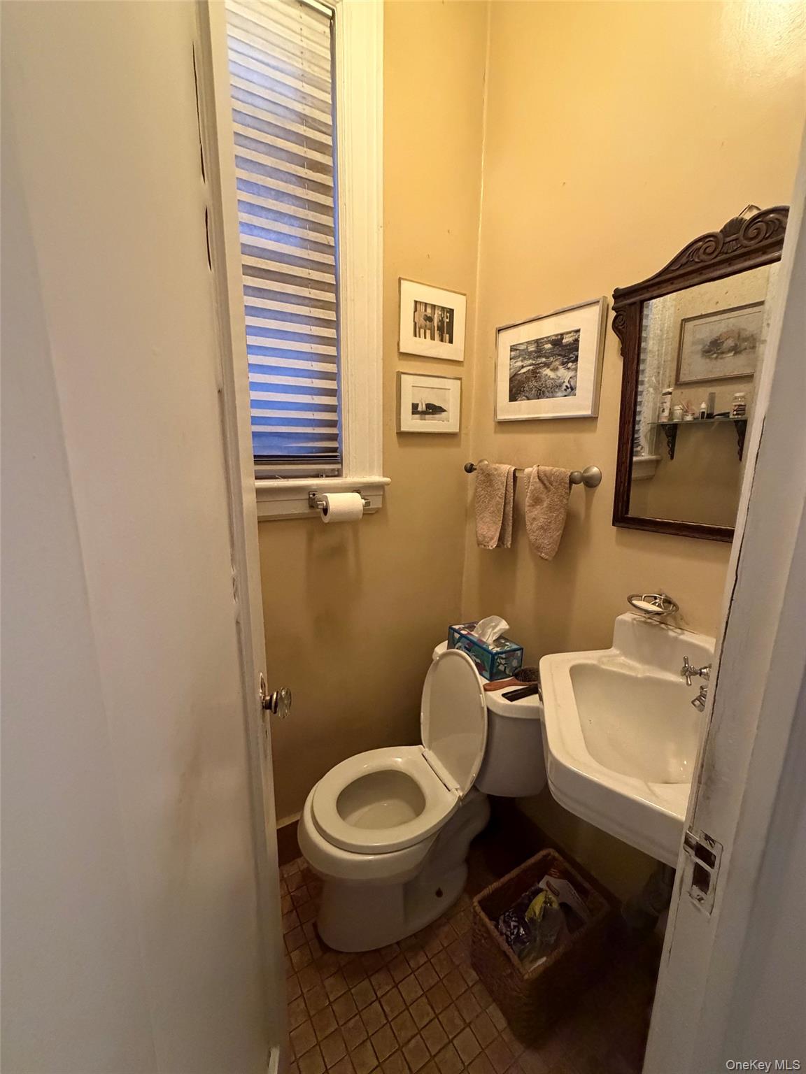 6004 Netherland Avenue Bronx, NY 10471 - Photo 17 of 30 a bathroom with a toilet a sink and mirror